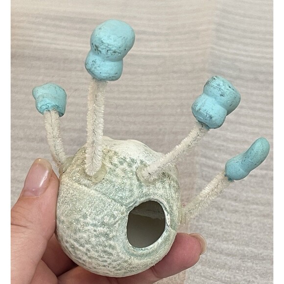 Lot of 6 VTG Anthropomorphic Snowball Head Shelf Sitters Painted Faces - Picture 9 of 12